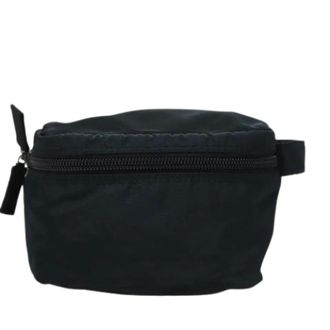 Prada Pre-owned Zip Around Toiletry Bag - Dames - Pre-owned - Blauw - Maat: ONE Size Nylon