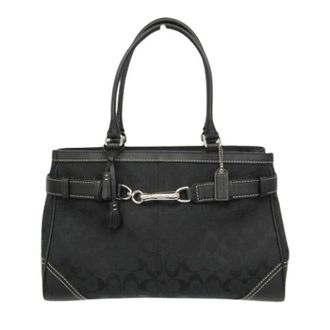Coach Pre-owned Handbags, female, Black, Size: ONE SIZE Pre-owned Hamptons Large Carryall F08K07