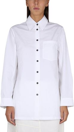 Jil Sander White Regular Solid Shirt