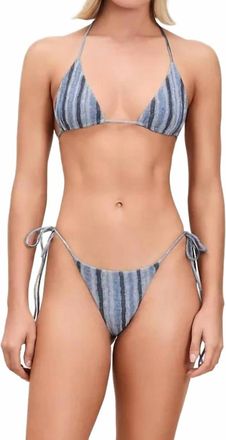 Devon Windsor Charlie Bikini Bottom In Atlantic