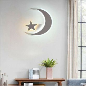 Trade Shop Trade Shop Traesio - Trade Shop - Lampada Por Parete Led Luna Y Stella Applique 11 Watt Luce Room E47-cf