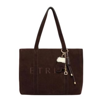 Etrier Alpin Schoudertas - Dames - Tassen - Bruin - Maat: ONE Size Zijde