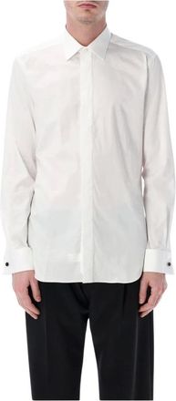 Xacus Camicia Sartoriale con Abbottonatura Nascosta - - Shirts - Uomo - Bianco - S