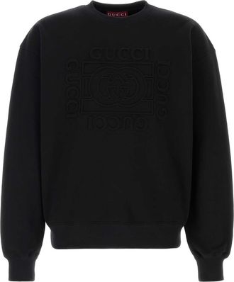Gucci Black Cotton Sweatshirt