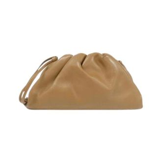 Bottega Veneta Pre-owned Clutches, female, Brown, Size: ONE SIZE Pre-owned Leather Shoulder Bag