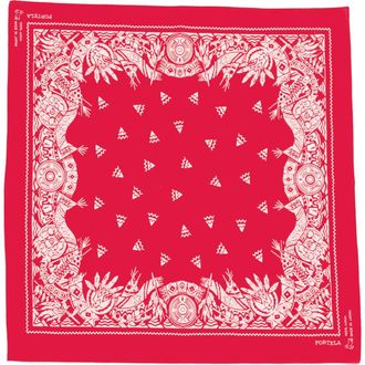 Fortela Cotton Apach Bandana in Red at Nordstrom