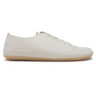 Vivobarefoot Opanka Sneaker II Leather Womens Lace Up Shoes - UK 8.5 - US 11 Women - EU 42 - Limestone - Size:UK 8.5