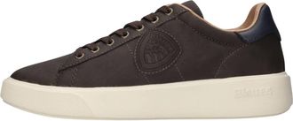 Blauer Buck 01 Sneaker - Heren - Sneakers - Bruin - 44 EU - Leer - Schoenen