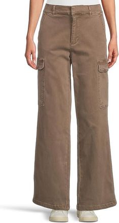 Splendid Ottilie Cargo Pants Womens Clothing Dark Saddle : XL (Womens 14-16), Cotton/Elastane/Lyocell