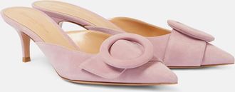 Gianvito Rossi Portofino 55 suede mules