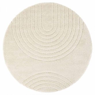 Un amour de tapis Alfombra redonda 160 x 160 cm, forma redonda, patr&oacute;n redondo, color