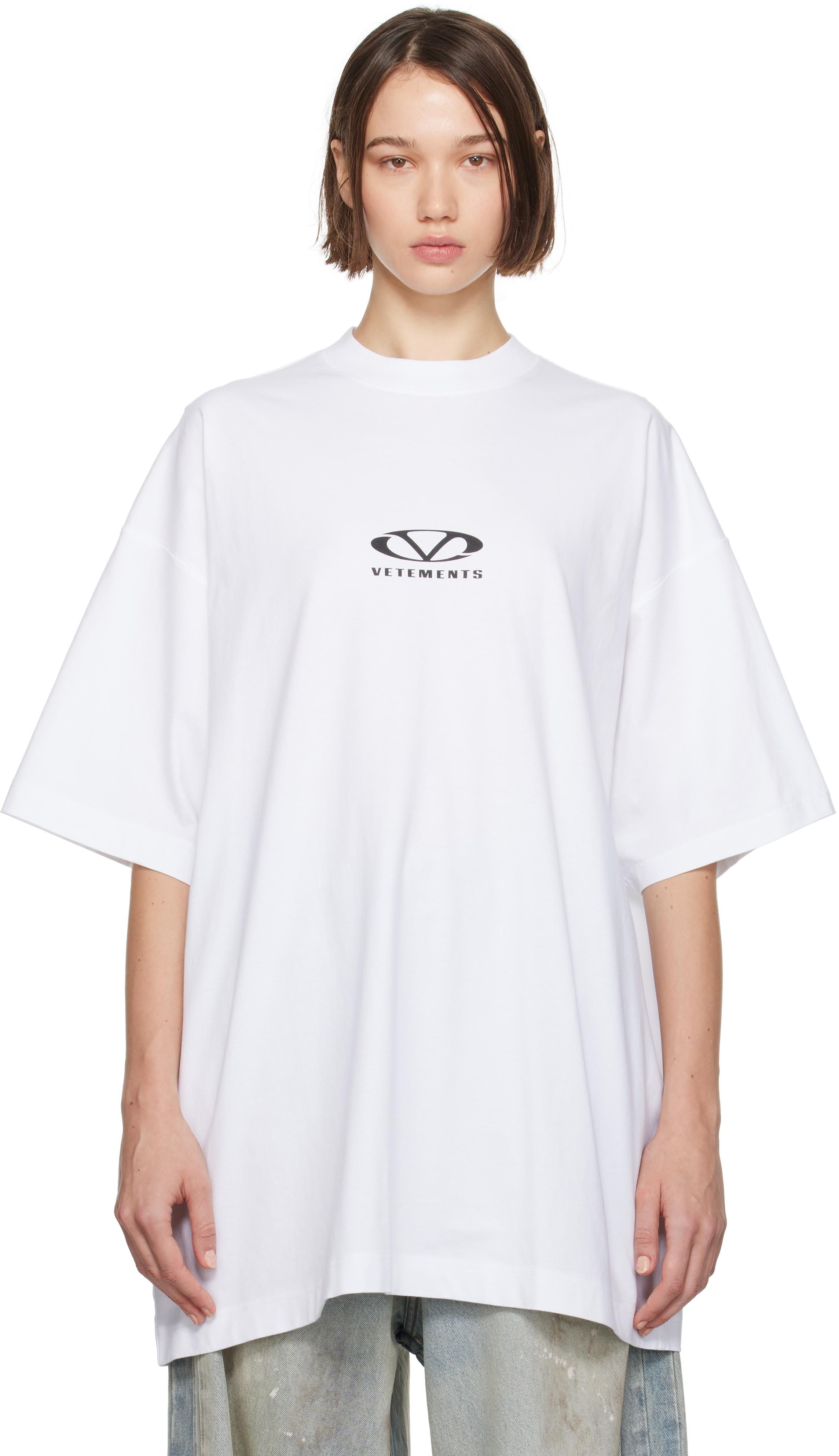 VETEMENTS: White Casual T-Shirts now up to −73% | Stylight