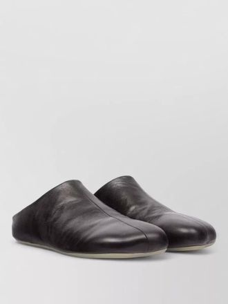 Maison Margiela leather square-toe loafers