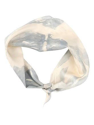 Alysi Silk Scarf - Blue