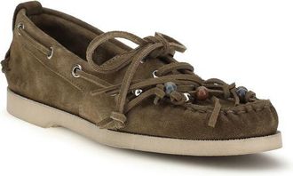 Golden Goose Beaded Tassel Loafer - Brown