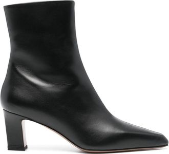 PARIS TEXAS Jude 60mm leather boots - women - Calf Leather/Calf Leather/Calf Leather - 40 - Black
