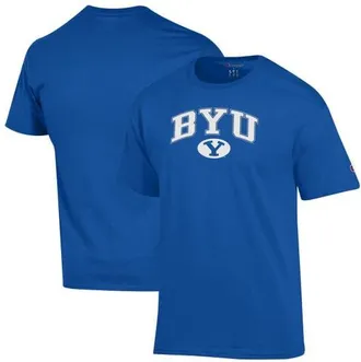 Champion Mens Champion Royal BYU Cougars Arched Logo T-Shirt at Nordstrom, Size Xx-Large