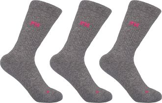 Peper Harow 3 Pack Essential Womens Sport Socks - Grey