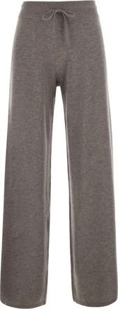 Lisa Yang Sofi Broek - Dames - Wijde Broeken - Beige - M - Kasjmier - Broeken
