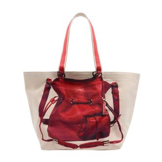 Lancel My Flirt Tote Bag - Dames - Tassen - Veelkleurig - Maat: ONE Size Katoen