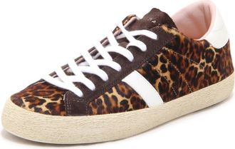D.A.T.E. Hill Low Leopard - Dames - Sneakers - Bruin - 37 EU - Leer - Schoenen
