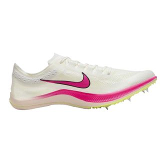 Nike Unisex ZoomX Dragonfly hardloopschoenen met spikes voor volwassenen (Cr&egrave;me/roze)