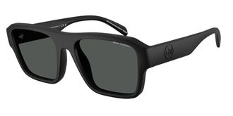A|X Armani Exchange AX4154SU 807887 Mens Sunglasses Black Size 56