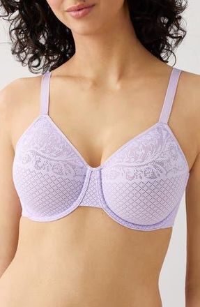 Wacoal Visual Effects Underwire Minimizer Bra in Pastel Lilac at Nordstrom Rack, Size 44Dd