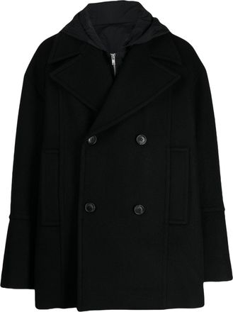 Saint Laurent Oversize Pea Coat In Wool from $2,643.00 - on