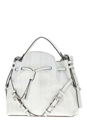 Givenchy Calfskin Leather Shoulder Bag - White