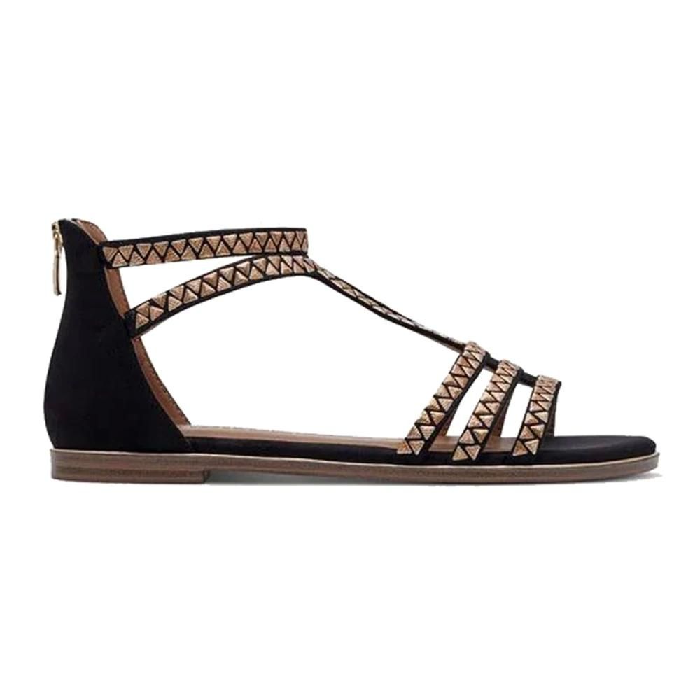 Sandales En Cuir Tamaris Beige - Pointure 37 - Talon 2-7 Cm - Occasion