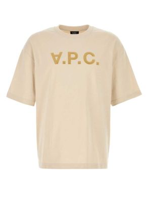 A.P.C. Beige Crew Neck T-Shirt