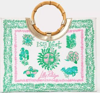 Lilly Pulitzer Oasis Canvas Tote