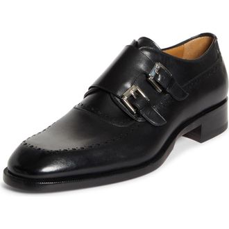 Christian Louboutin Sartok Double Monk Strap Shoe in Black at Nordstrom, Size 11.5Us