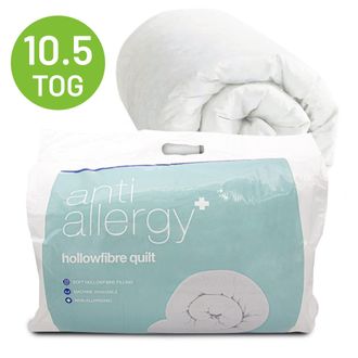 TJ Hughes Anti Allergy Hollowfibre 10.5 Tog Duvet - Double - TJ Hughes