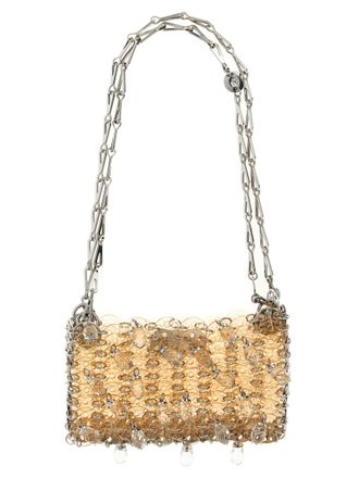 Paco Rabanne Womens 1969 Nano Crystal Resin Shoulder Bag
