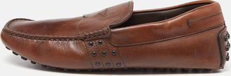 Tod's Tods Brown Leather Penny Loafers