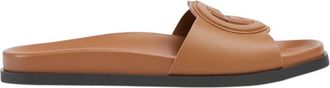 Gucci Stijlvolle Sandalen voor Modieuze Voeten - Dames - Sandalen - Bruin - 35 EU - Schoenen