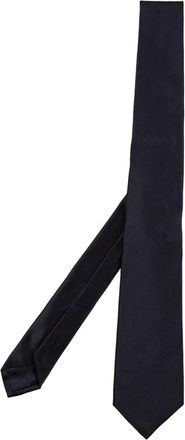 Kiton Cravatta - Heren - Stropdassen - Blauw - ONE Size - Leer - Accessoires