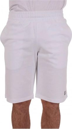 Emporio Armani Logo Series Bermuda Shorts - Heren - Korte Broeken - Wit - L - Katoen - Korte Broeken