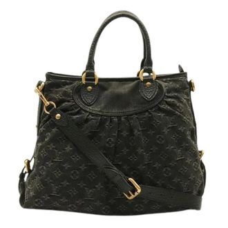 Louis Vuitton Pre-owned Monogram Denim Neo Cabby GM Tote Bag - Dames - Pre-owned - Zwart - Maat: ONE Size Denim