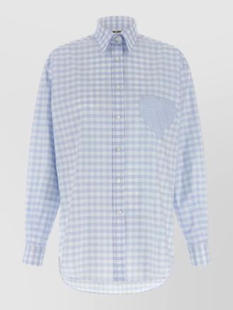 Moschino checked cotton shirt