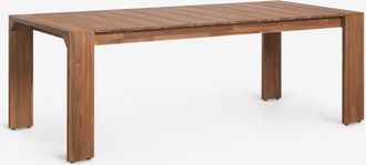 Sklum Mesa De Comedor Rectangular 220x100 Cm En Madera De Acacia Mirelen Sklum