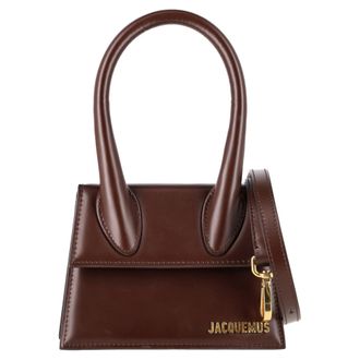 Jacquemus Jacquemus Le Chiquito Moyen Handtas in Bruin Kalfsleer