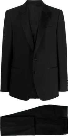Dolce & Gabbana Zwart Wolblend Dinerset - Heren - Business pakken - Zwart - XL - Wol - Kostuums