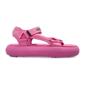 Moon Boot Moon Boot, Flat Sandals, female, Pink, Size: 11 US MB Super Sandal