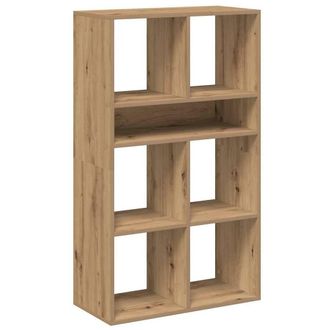 Berkfield Home Book Cabinet Artisan Oak 66x31x112 cm Engineered Wood | Size: 66 x 31 x 112 cm