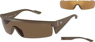 Emporio Armani EA4204U 601273 Mens Sunglasses Brown Size 136