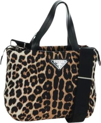 Prada Pre-owned Handbags, female, Multicolor, Size: ONE SIZE Pre-owned Vintage Hand Bag