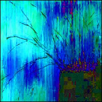 Rosemary Goodenough Twiggery IV Silk Scarf